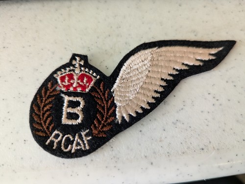 Wwii rcaf bomber embroidered - rcaf,